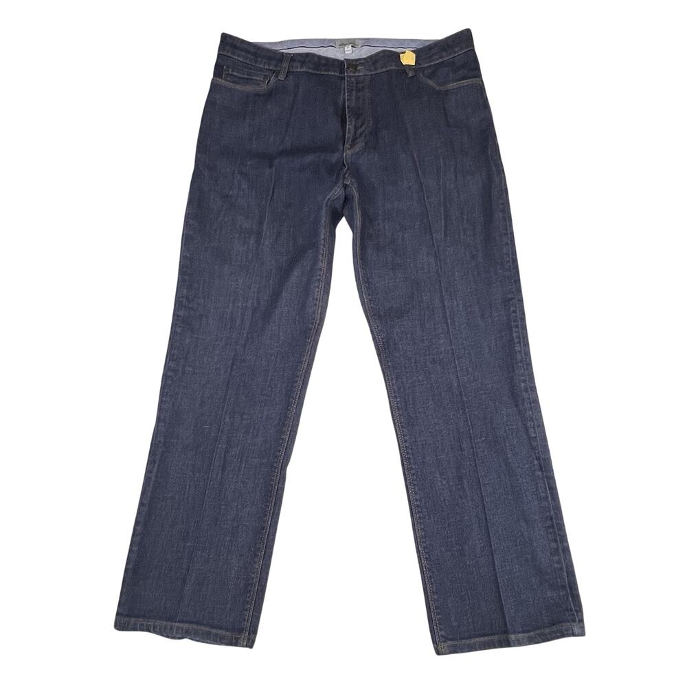 Peter Millar Jeans Mens Size 38 Blue Dark Wash Straight Leg Stretch Denim ME0B94